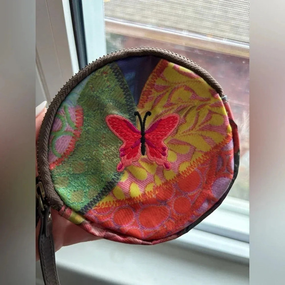 Desigual Colourful Butterfly Coin Purse - Picture 3 of 9